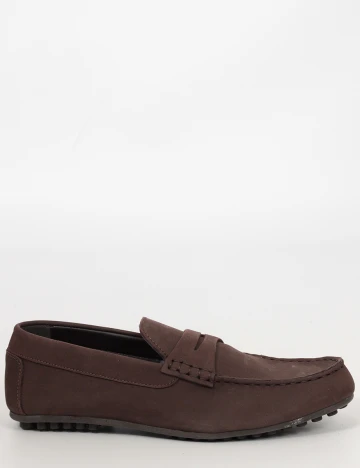Mocasini Oltre, maro, 43 Maro