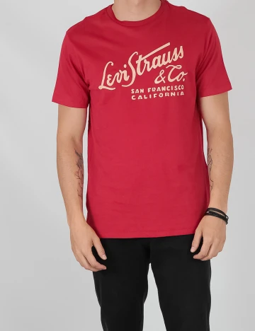 Tricou Levi S, rosu, S Rosu