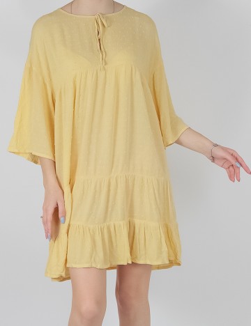 Rochie scurta Jacqueline de Yong, galben, M