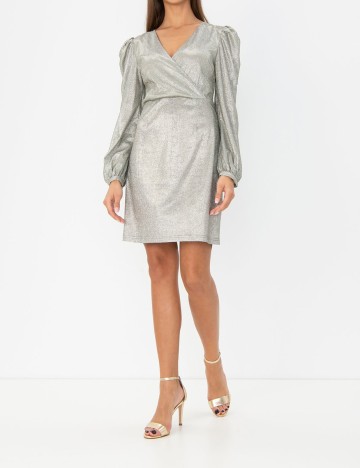Rochie Scurta Vero Moda, argintiu, L