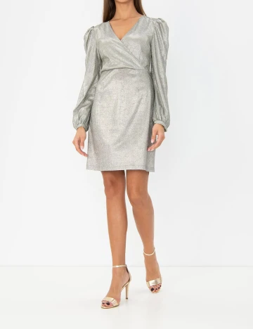 Rochie Scurta Vero Moda, argintiu, L