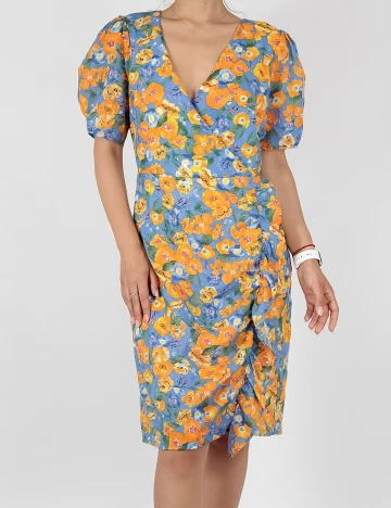 Rochie medie Object, floral, 38