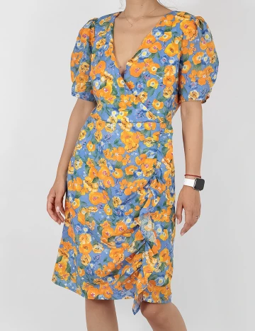 Rochie medie Object, floral, 38
