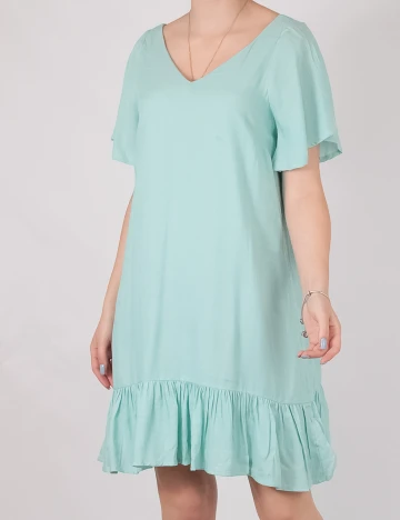 Rochie scurta Only, turcoaz, M Albastru