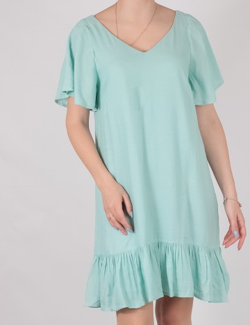 Rochie scurta Only, turcoaz, M