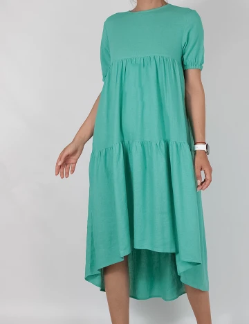 Rochie medie Only, verde, S