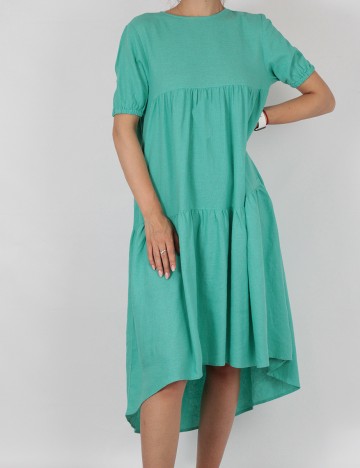 Rochie medie Only, verde, S