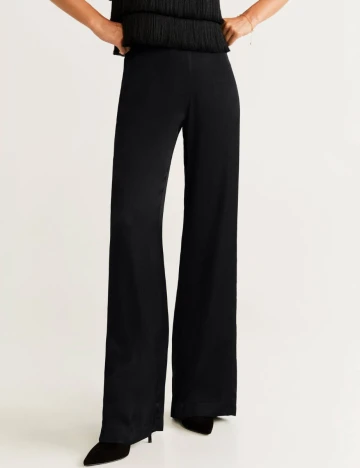 Pantaloni Mango, negru, 36