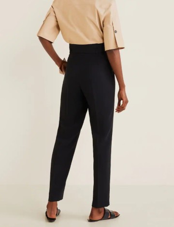 Pantaloni Mango, negru, 34