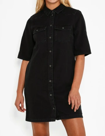 Rochie scurta Noisy May, negru Negru
