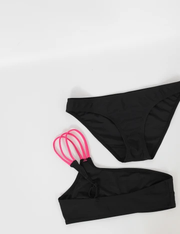 Costum de baie Twintip, negru, S Negru