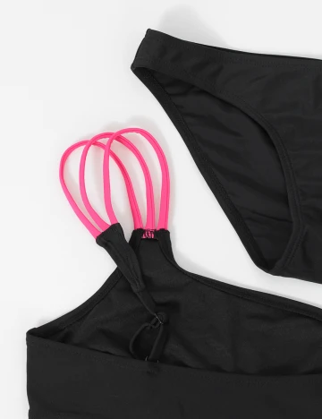 Costum de baie Twintip, negru, S Negru