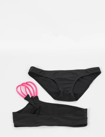 Costum de baie Twintip, negru, S Negru