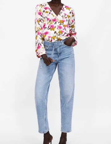 Camasa Zara, floral, XS