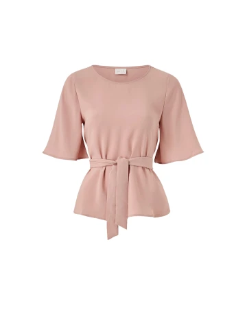 Bluza Vila, roz pudra, 38 Roz