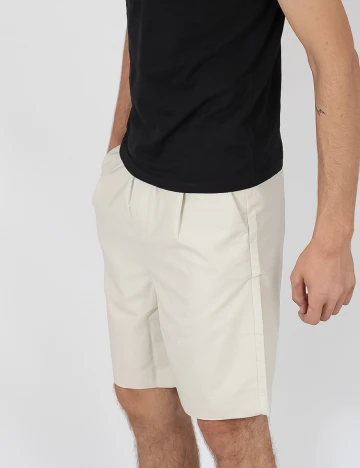 Pantaloni scurti Selected, crem, M