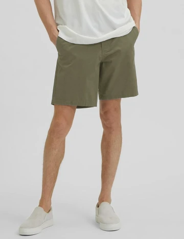 Pantaloni scurti Selected, verde, L Verde
