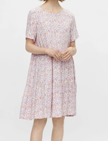 Rochie scurta Pieces, floral, M