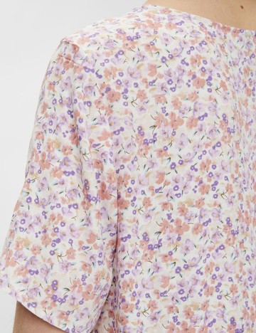 Rochie scurta Pieces, floral, M