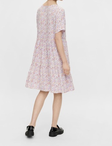 Rochie scurta Pieces, floral, M