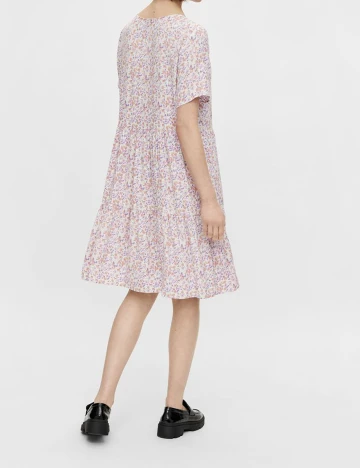 Rochie scurta Pieces, floral, M