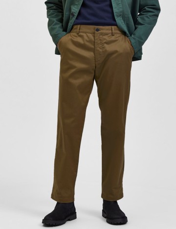 Pantaloni Selected, maro, W31/L34