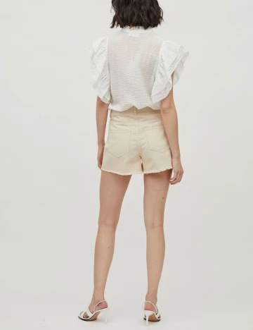 Pantaloni scurti Vila, crem, 38