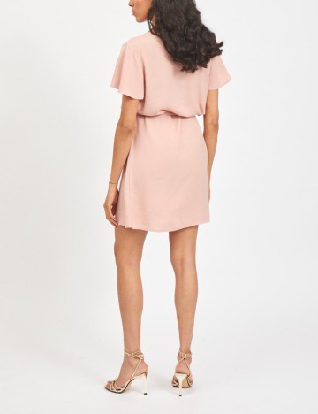 Rochie scurta Vila, roz, 38