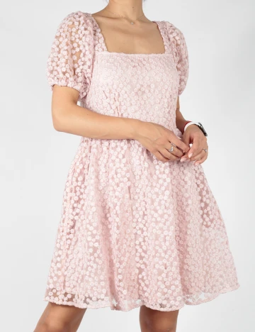 Rochie scurta Vero Moda, roz, M