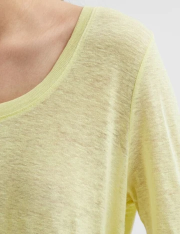 Tricou Selected Femme, galben, M