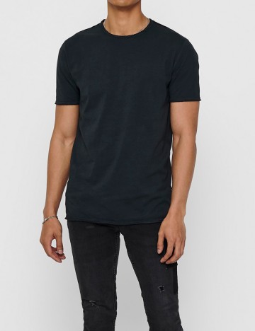 Set Tricouri Only, gri petrol, XL