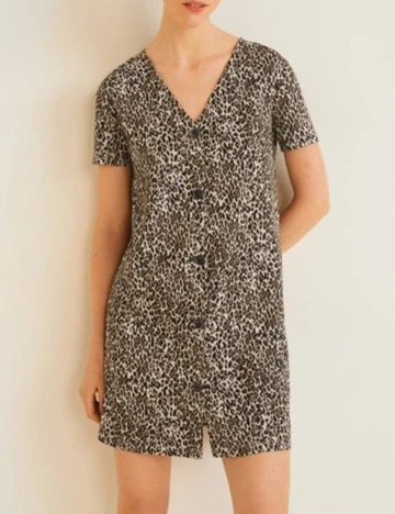 Rochie Scurta Mango, animal print, S