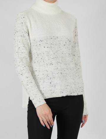 Pulover Only, alb, S