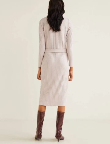 Rochie Medie Mango, crem, M