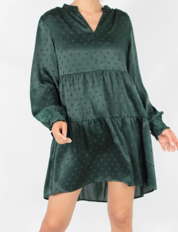Rochie scurta Jacqueline de Yong, verde, 38 Verde