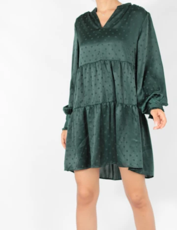 Rochie scurta Jacqueline de Yong, verde, 38 Verde