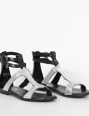 Sandale MJUS, argintiu, 38 Gri