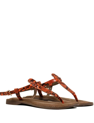 Sandale LAZAMANI, imprimeu sarpe, 36 Animal print