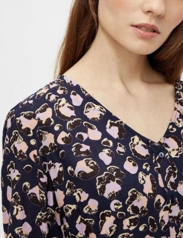 Rochie scurta Pieces, bleumarin, XS