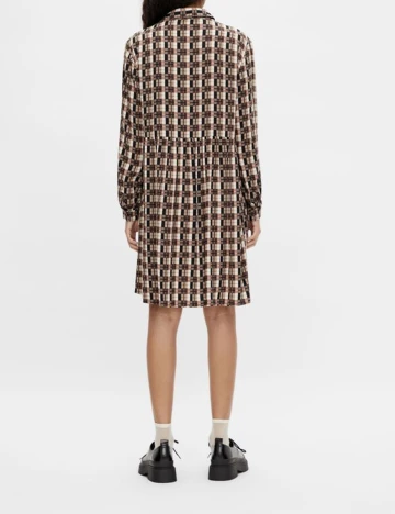 Rochie scurta Object, maro, 40
