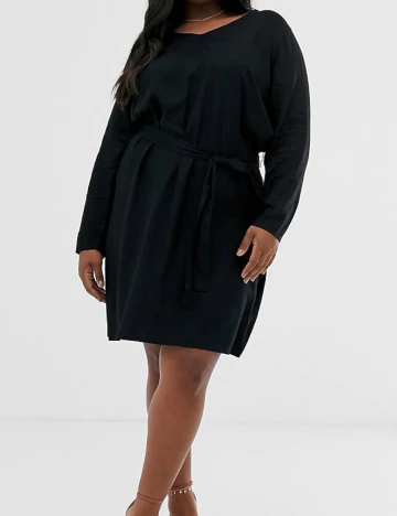 Rochie Scurta Junarose, negru, 46 Negru