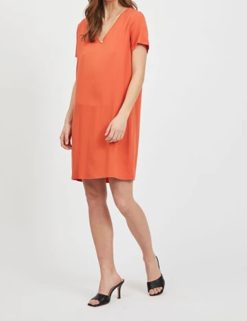 Rochie scurta Vila, portocaliu, 34