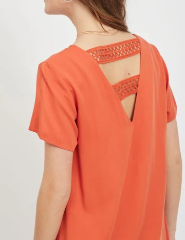 Rochie scurta Vila, portocaliu, 34