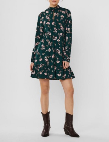 Rochie scurta Vero Moda, verde, M