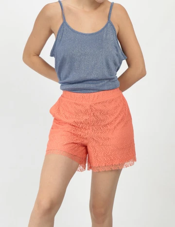 Pantaloni scurti Vila, roz, S