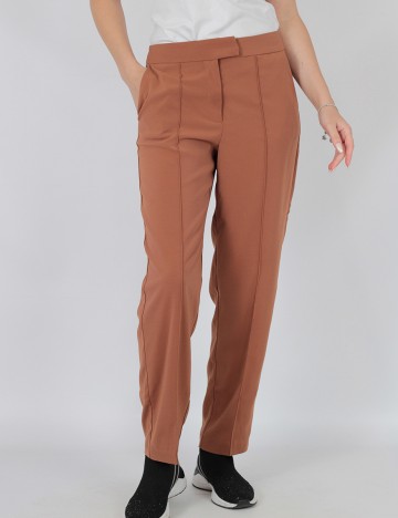 Pantaloni Vila, maro, 36