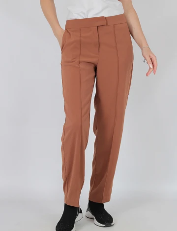 Pantaloni Vila, maro, 36