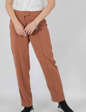 Pantaloni Vila, maro, 36