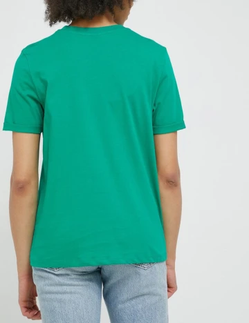 Tricou Pieces, verde, XS