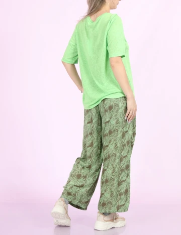 Pantaloni Noisy May, verde, S Verde